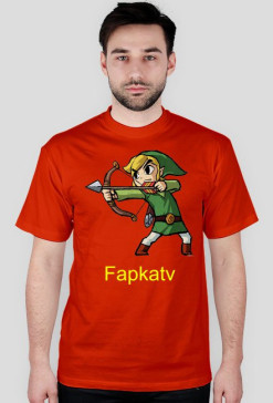 Koszulka Fapka archer męska Czerwień
