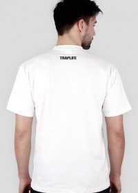 Traplife Logo WHT Tees