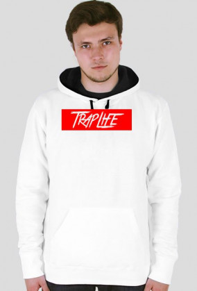 Traplife Logo WHT HOOD