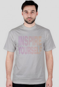 T-shirt 'INSPIRE YOURSELF' szary