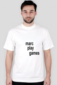 koszulka marcPlayGames-biala