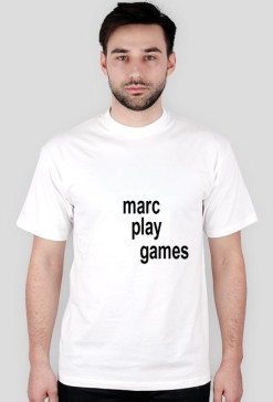 koszulka marcPlayGames-biala