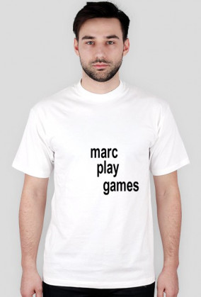 koszulka marcPlayGames-biala