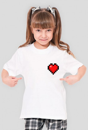 koszulka minecraft serce