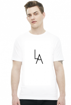 LA white t-shirt