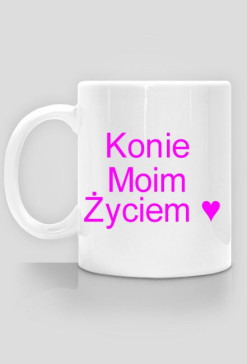 konie moim życiem kubek