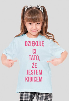 Dziękuje ci tato, dziewczynka