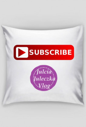 Poduszka Subskrybuj Julcie Juleczke