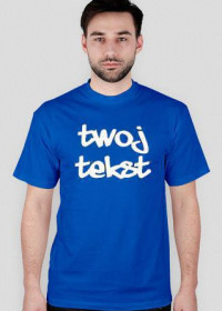 Niebieski T-shirt