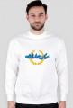bluza bez kaptura wildstyle laur white