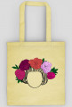 More than coffee I love flowers bag