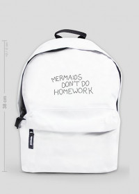 mermaids don't do homework plecak
