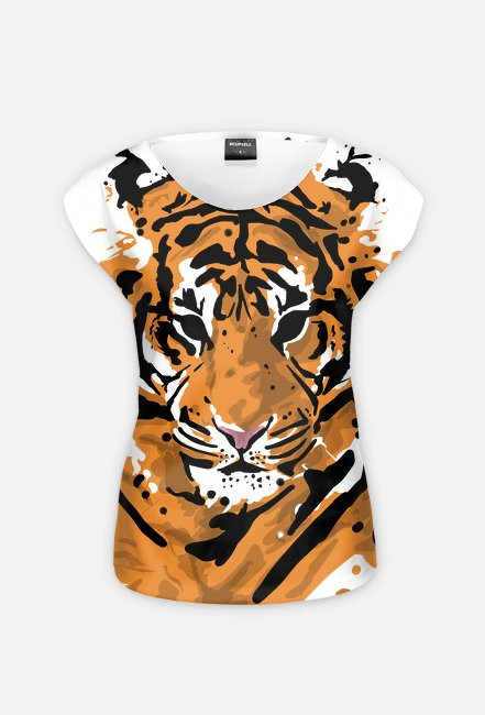 Koszulka fullprint tygrys
