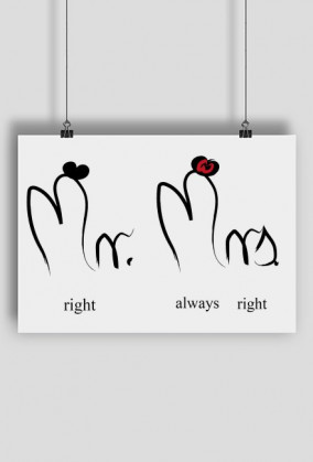 Plakat Mr and Mrs