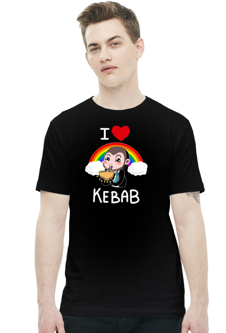 I love kebab Bartek - Biały Napis