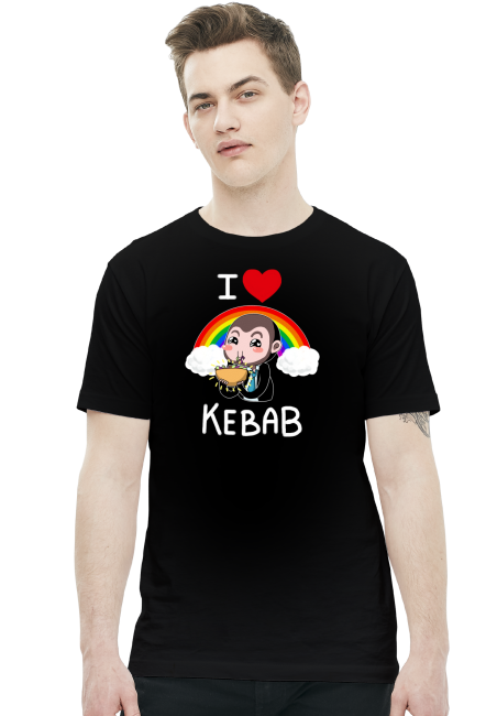I love kebab Bartek - Biały Napis