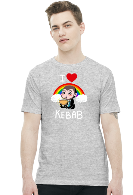 I love kebab Bartek - Biały Napis