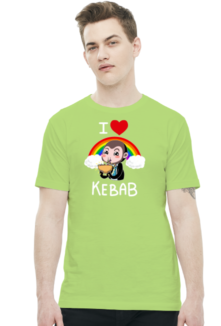 I love kebab Bartek - Biały Napis