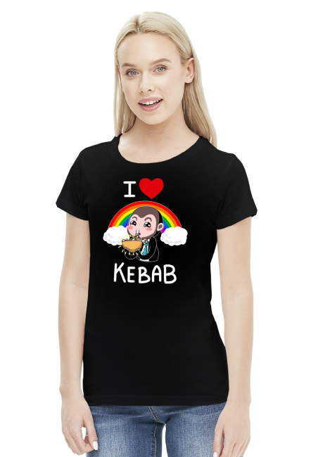 I love kebab Bartek - Biały Napis