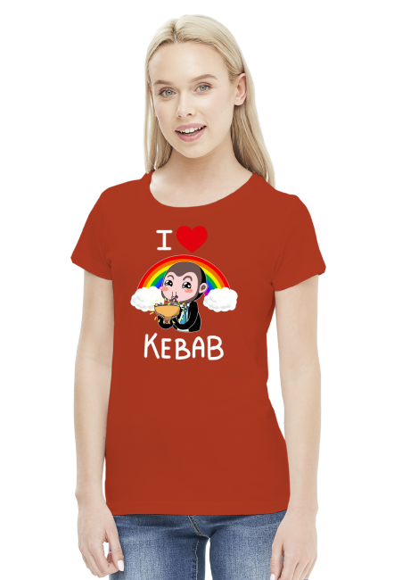 I love kebab Bartek - Biały Napis