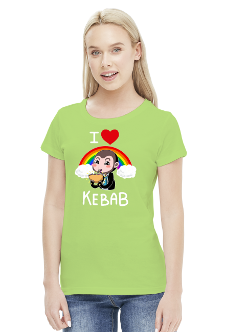 I love kebab Bartek - Biały Napis