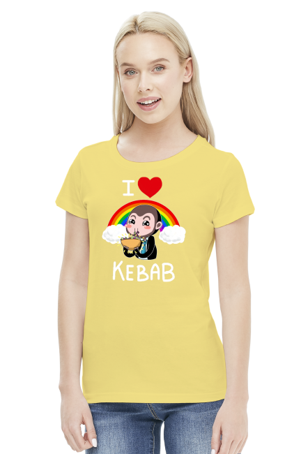 I love kebab Bartek - Biały Napis