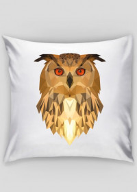 QTshop - SOWA owl poszewka na poduszkę jednostronna