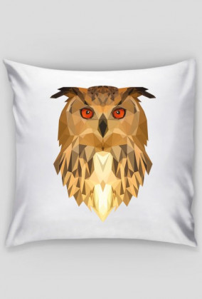 QTshop - SOWA owl poszewka na poduszkę jednostronna