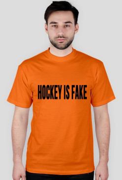 Koszulka Hockey is fake Pomarańczowa