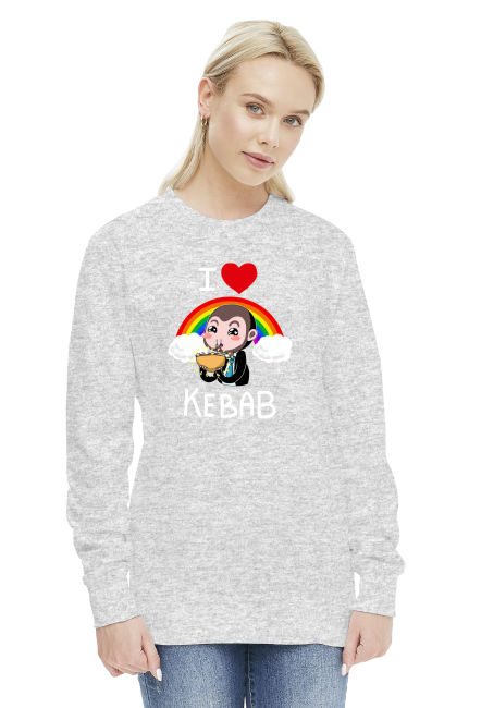 I love kebab Bartek - Biały Napis