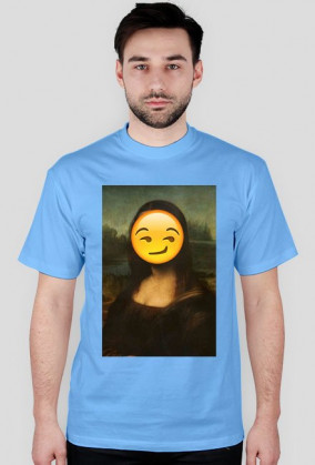 Koszulka Mona Lisa Emoji