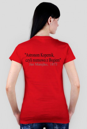 Koszulka Emoji Astronom Kopernik, czyli rozmowa z Bogiem