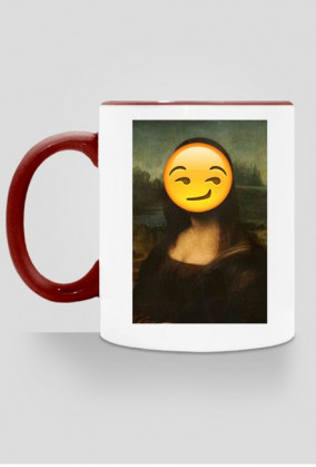 Kubek Emoji Mona Lisa