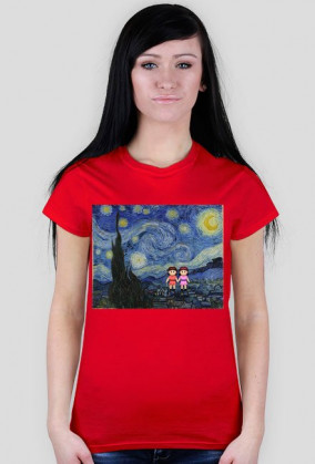 Koszulka Emoji Starry Night girls