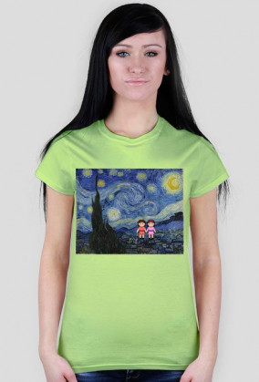 Koszulka Emoji Starry Night girls