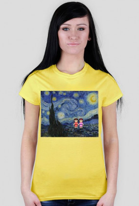 Koszulka Emoji Starry Night girls