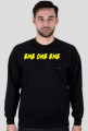 Bluza z abstrakcyjnym napisem