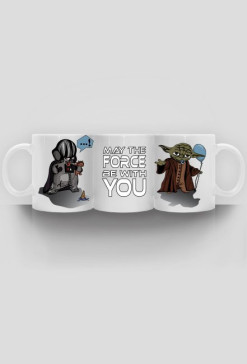 Star Wars- Vader Yoda kubek - Isabellarte