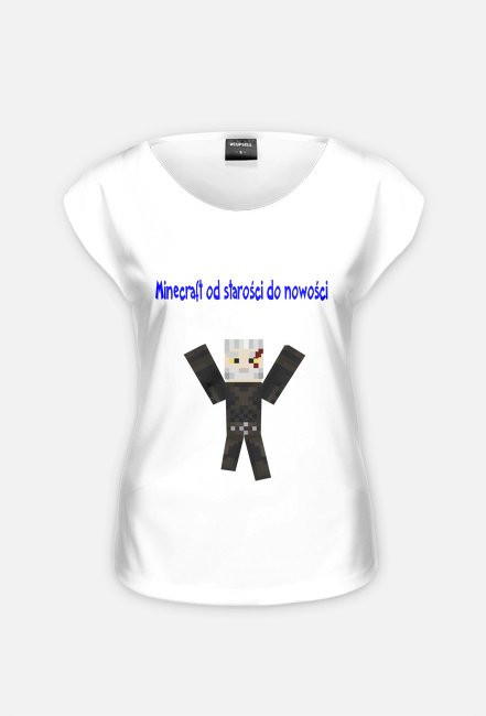 Koszulka dla kobiet "Minecraft od starości do nowości"