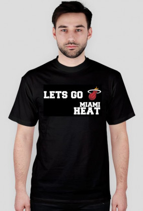 MiamiHeat t-shirt czarny męski