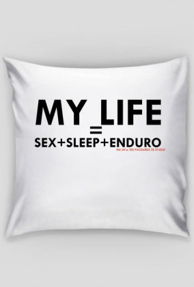 Poduszka na "Motocyklowe sny" ;)