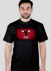 CHICAGOBULLS logo t-shirt czarny męski