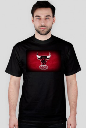 CHICAGOBULLS logo t-shirt czarny męski