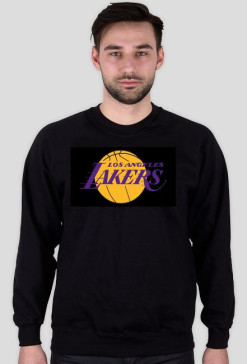 Lakers logo bluza czarna męska