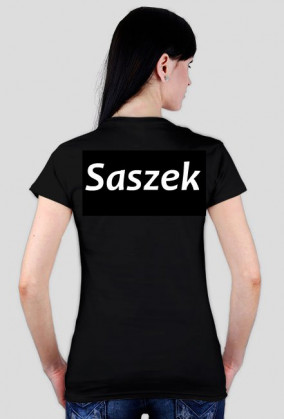 Saszek Koszulka (Czarna-Damska(
