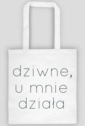 Dziwne, u mnie działa torba