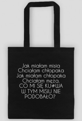 Torba na ramię Miałam Misia.