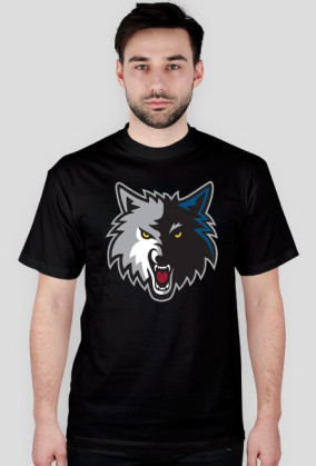 MinnesotaTimberwolves logo t-shirt czarny męski