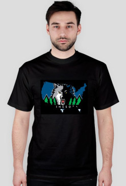 MinnesotaTimberwolves t-shirt czarny męski