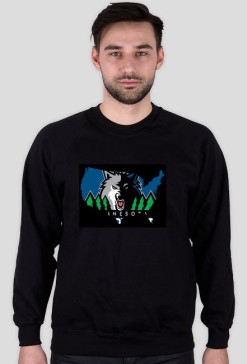 MinnesotaTimberwolves bluza czarna męska